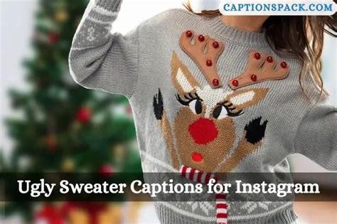 ugly sweater captions